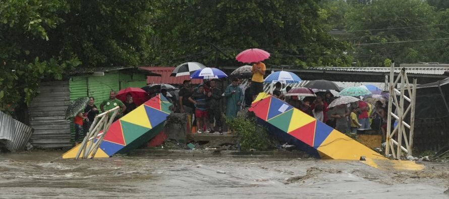 Tropical Storm Sara Hits Honduras, Flash Floods Expected